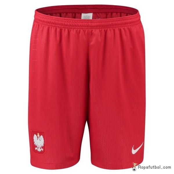 Pantalones Polonia Replica Segunda Ropa 2018 Rojo